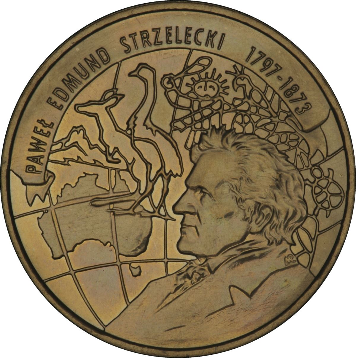 Poland | 2 Złote Coin | Paweł Edmund Strzelecki | Eagle | KM333 | 1997