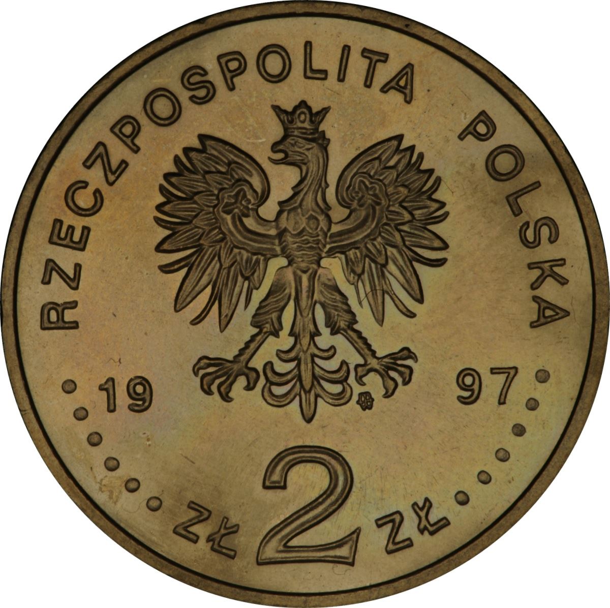 Poland | 2 Złote Coin | Paweł Edmund Strzelecki | Eagle | KM333 | 1997