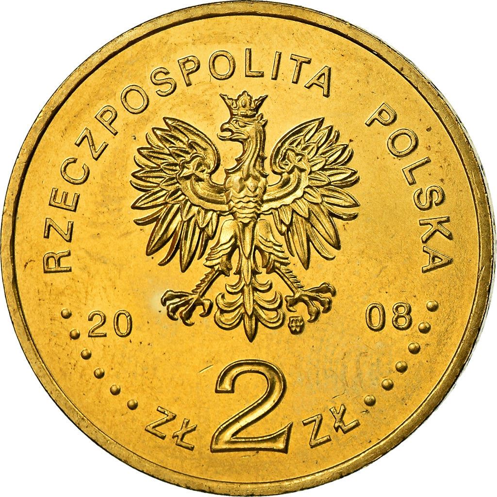 Poland | 2 Złote Coin | Warsaw Ghetto Uprising | Małka Zdrojewicz | KM633 | 2008