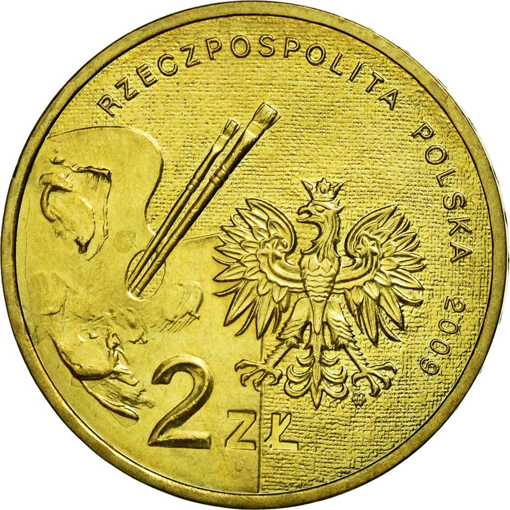 Poland | 2 Złote Coin | Władysław Strzemiński | Eagle | KM705 | 2009