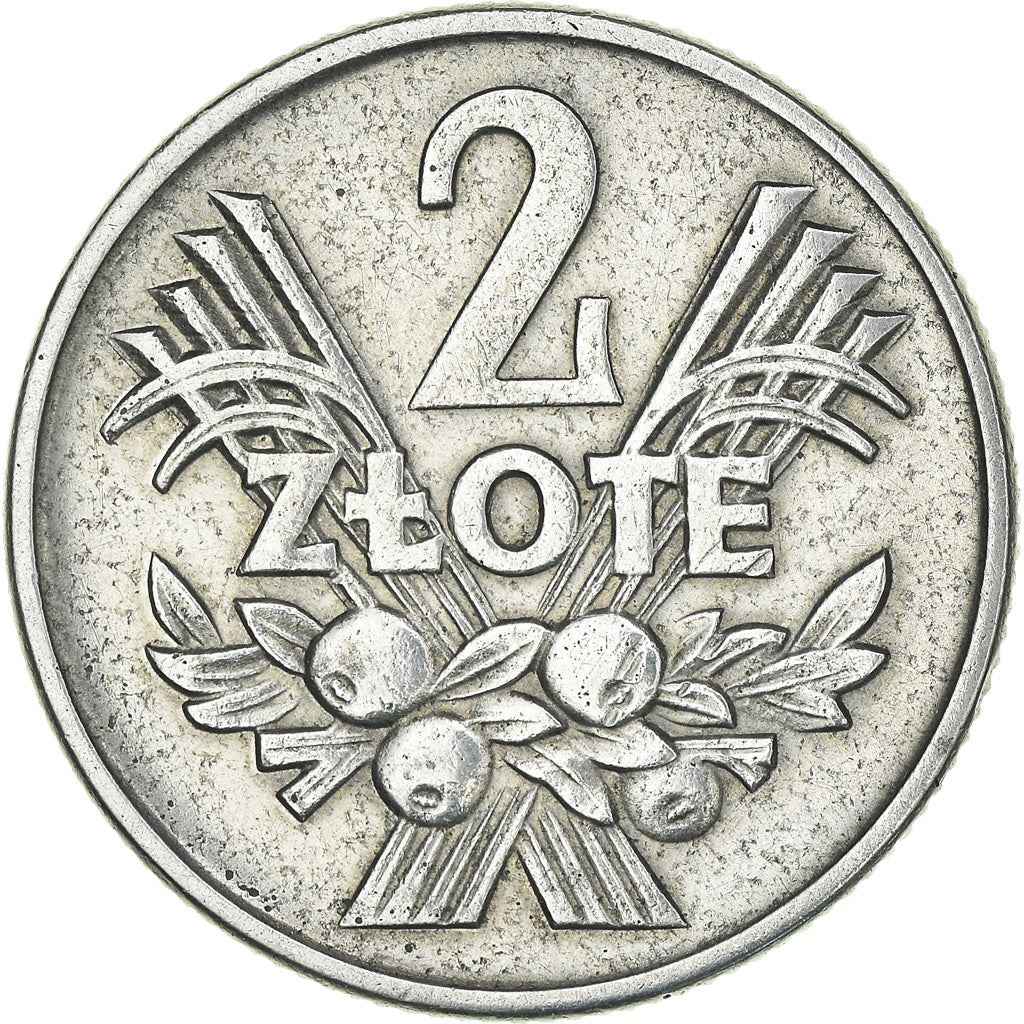 Poland | 2 Złote | Eagle | Wheat | Fruit | KM46 | 1958 - 1974