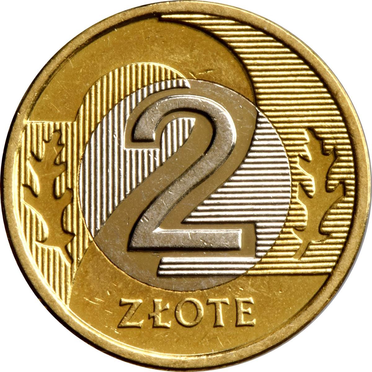 Poland | 2 Złote | Oak Leaves | Eagle | KM283 | 1994 - 2021