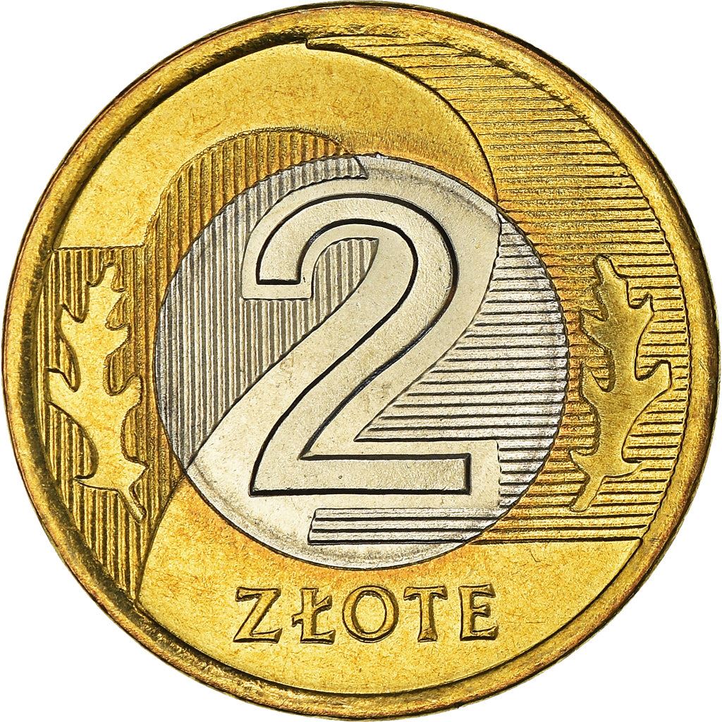 Poland | 2 Złote | Oak Leaves | Eagle | KM283 | 1994 - 2021