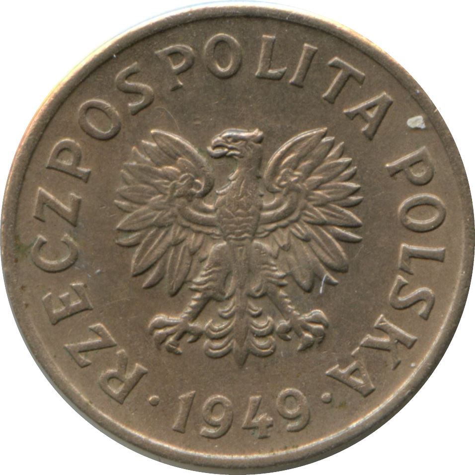 Poland | 20 Groszy Coin | Eagle | KM43 | 1949