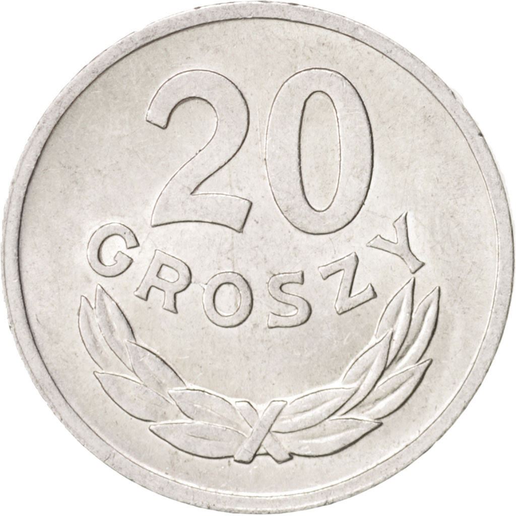 Poland | 20 Groszy | Eagle | KMA47 | 1957 - 1985