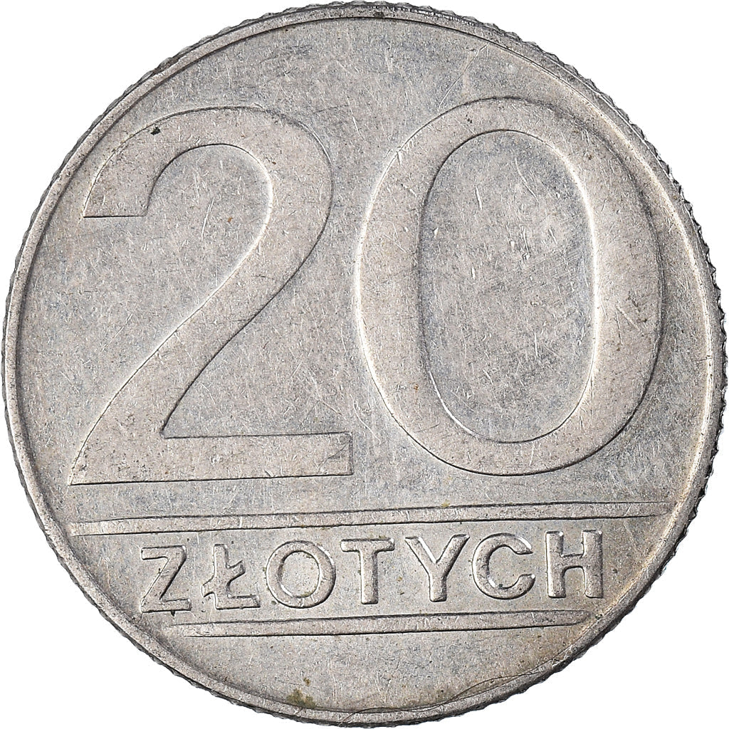 Poland | 20 Złotych | Eagle | KM153.2 | 1989 - 1990