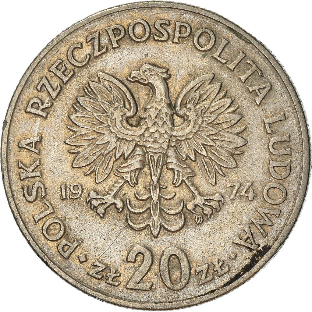 Poland | 20 Złotych | Marceli Nowotko | Eagle | KM69 | 1974 - 1983