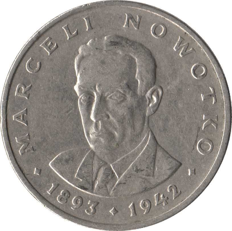 Poland | 20 Złotych | Marceli Nowotko | Eagle | KM69 | 1974 - 1983