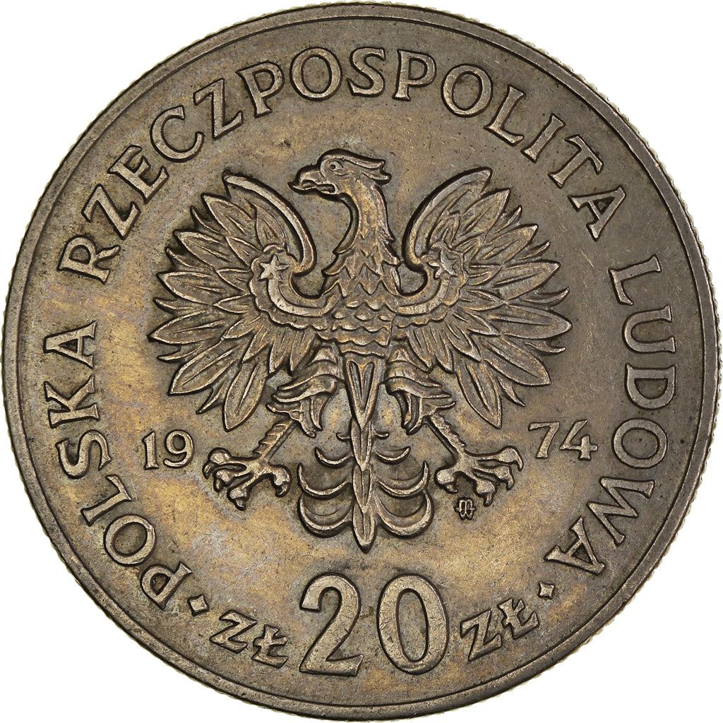 Poland | 20 Złotych | Marceli Nowotko | Eagle | KM69 | 1974 - 1983