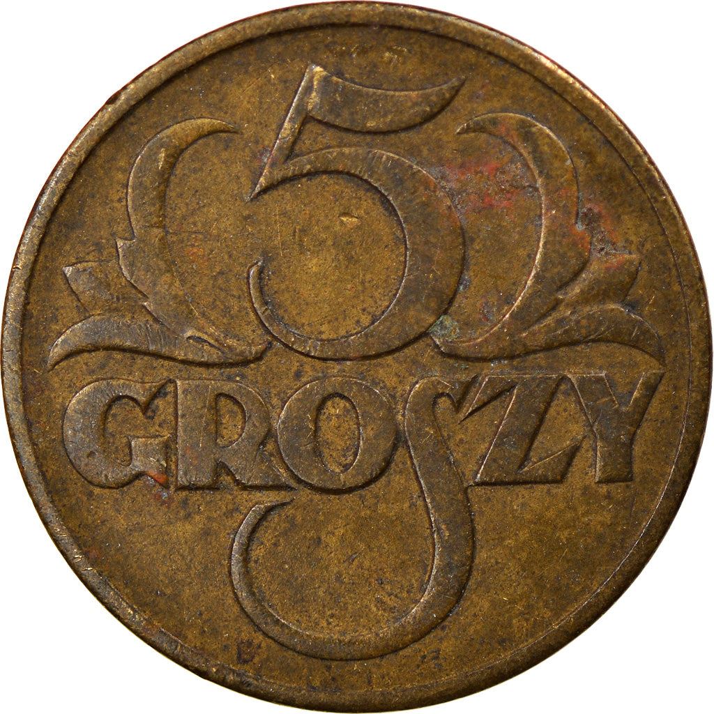 Poland | 5 Groszy Coin | Eagle | KM10 | 1923