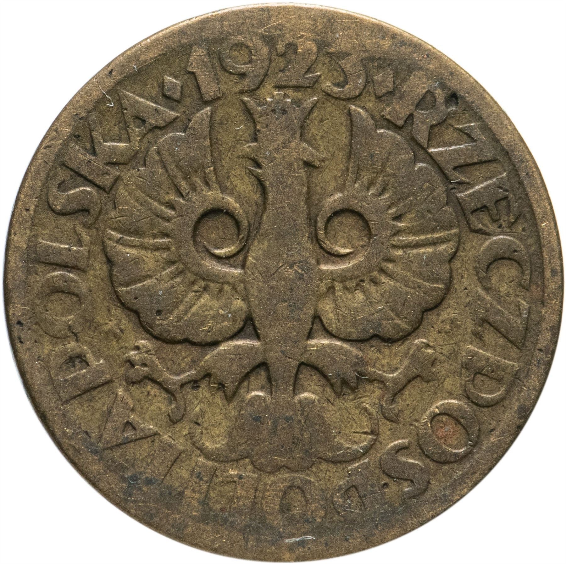 Poland | 5 Groszy Coin | Eagle | KM10 | 1923