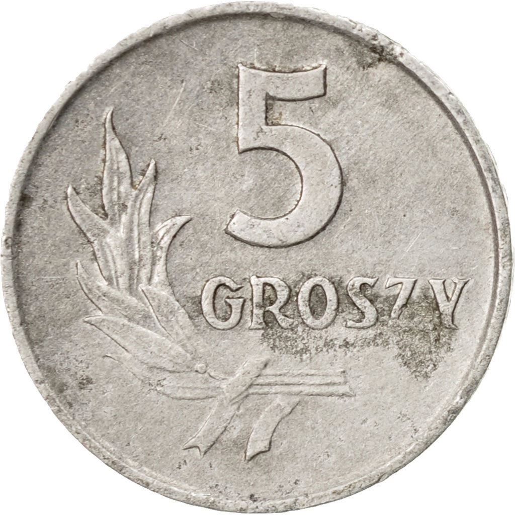 Poland | 5 Groszy | Eagle | KMA46 | 1958 - 1972