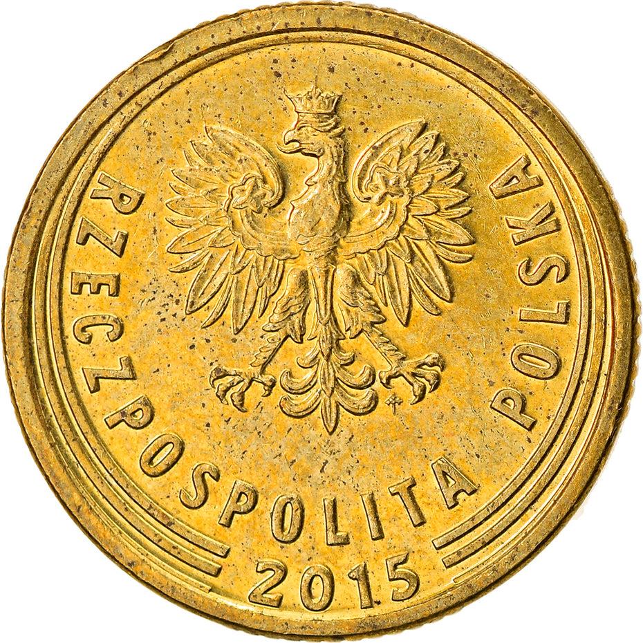 Poland | 5 Groszy | Oak Leaves | Eagle | KM925 | 2013 - 2021