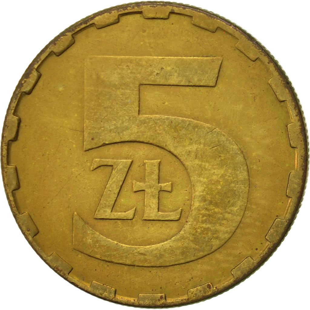 Poland | 5 Złotych Coin | Eagle | KM81.2 | 1986 - 1988