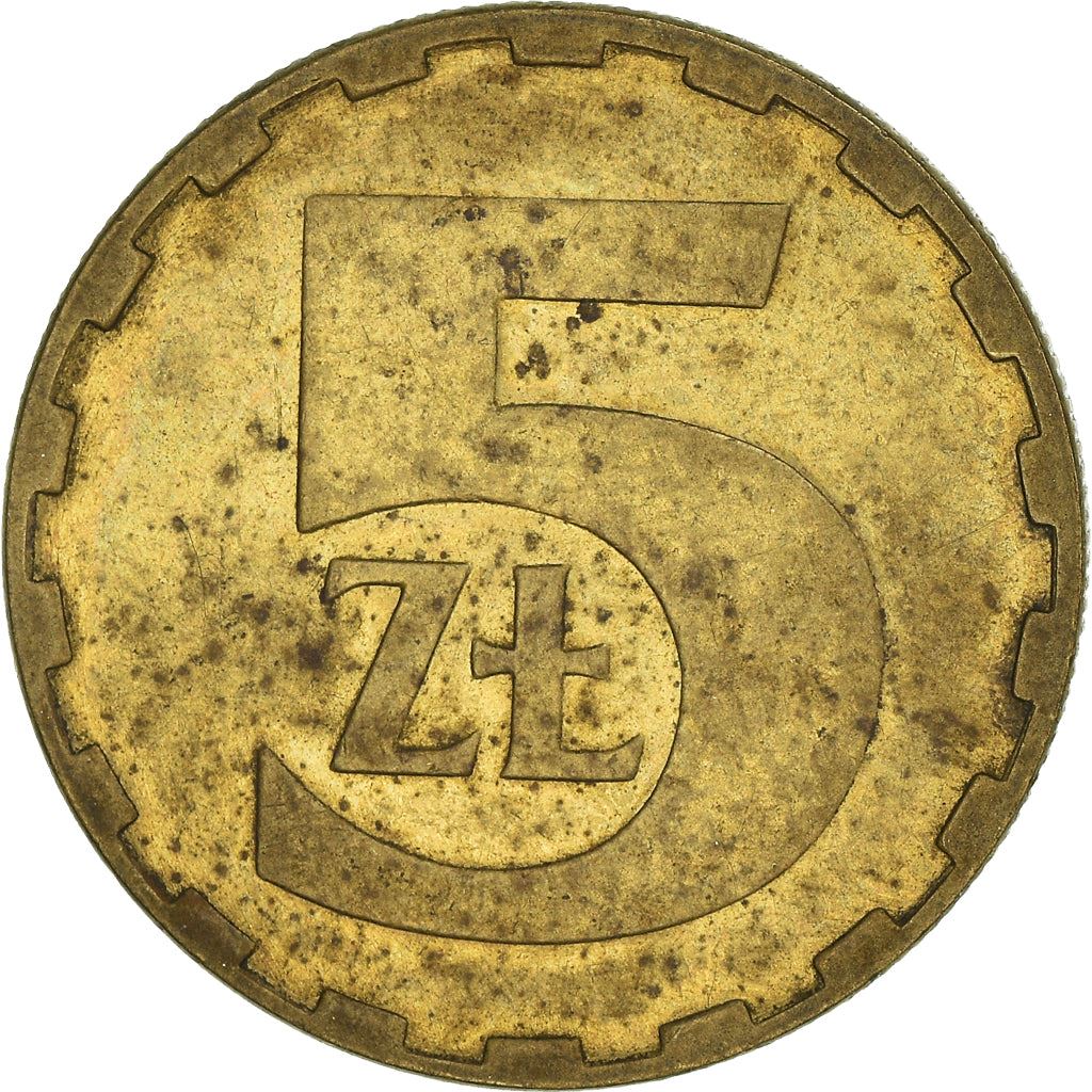 Poland | 5 Złotych Coin | Eagle | KM81.2 | 1986 - 1988