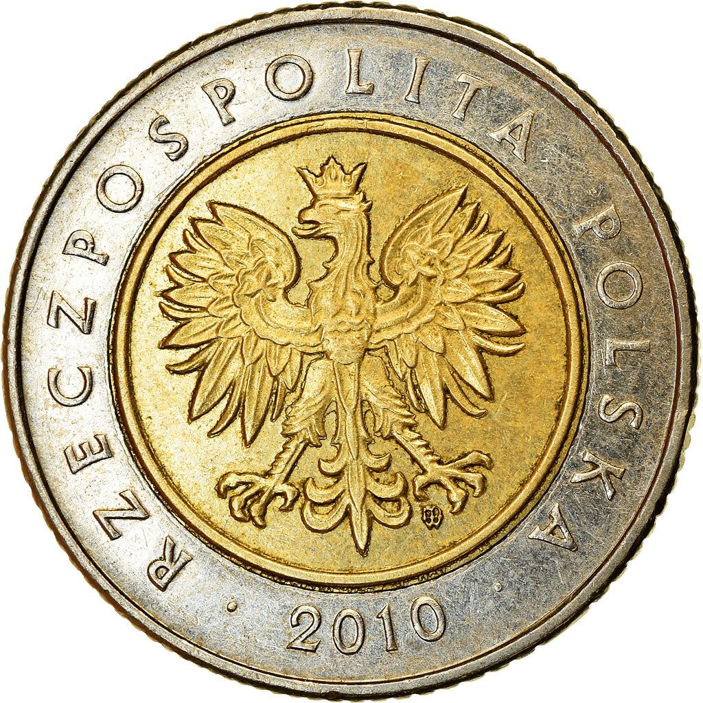 Poland | 5 Złotych Coin | Oak Leaves | Eagle | KM284 | 1994 - 2021