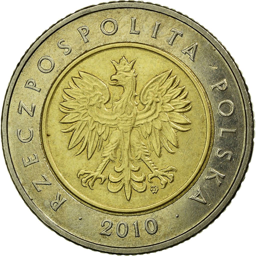 Poland | 5 Złotych Coin | Oak Leaves | Eagle | KM284 | 1994 - 2021