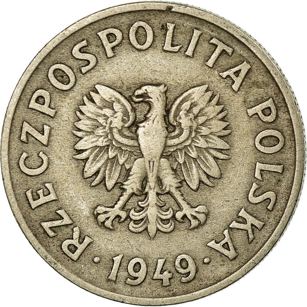 Poland | 50 Groszy Coin | Eagle | KM44 | 1949