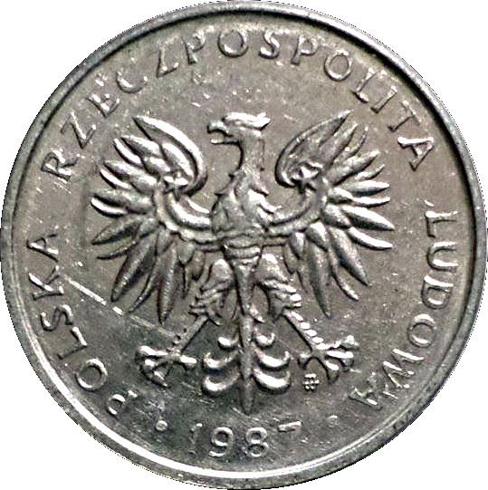 Poland | 50 Groszy Coin | Eagle | KM48.2 | 1986 - 1987