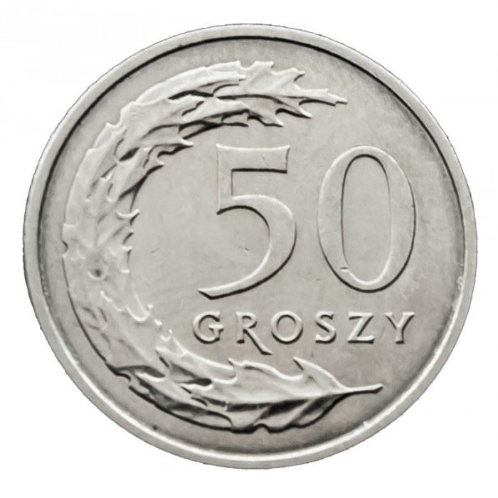 Poland | 50 Groszy Coin | Magnetic | Y:973C | 2019 - 2024