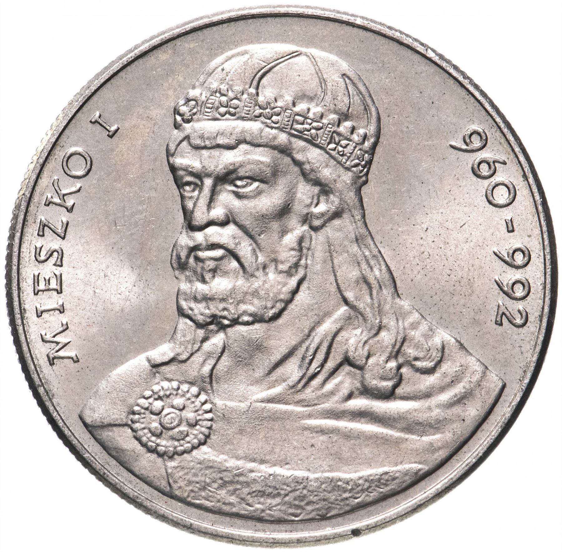 Poland | 50 Złotych Coin | Duke Mieszko I | Eagle | KM100 | 1979