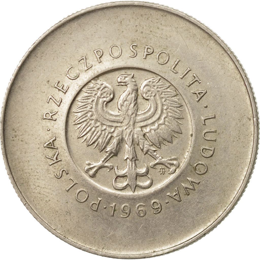 Polish 10 Zlotych Coin | People Republic of Poland | Eagle | Poland | 1969