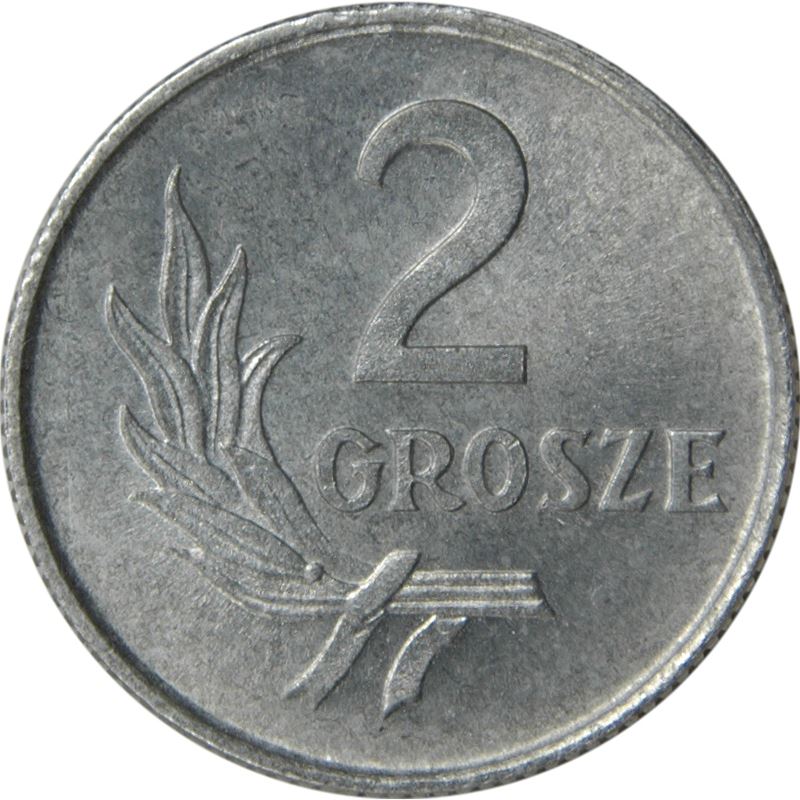 Polish 2 Grosze Coin | Eagle | Poland | 1949