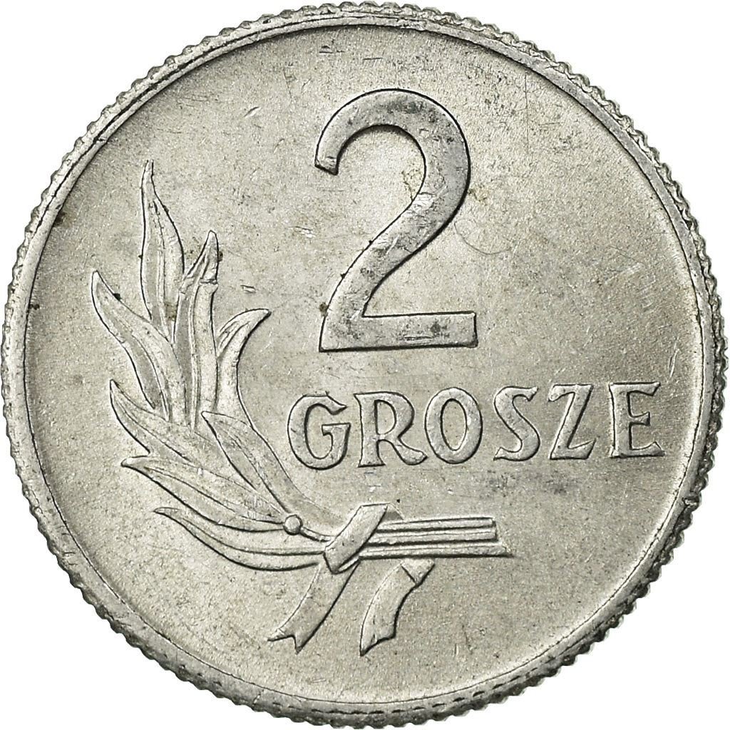 Polish 2 Grosze Coin | Eagle | Poland | 1949