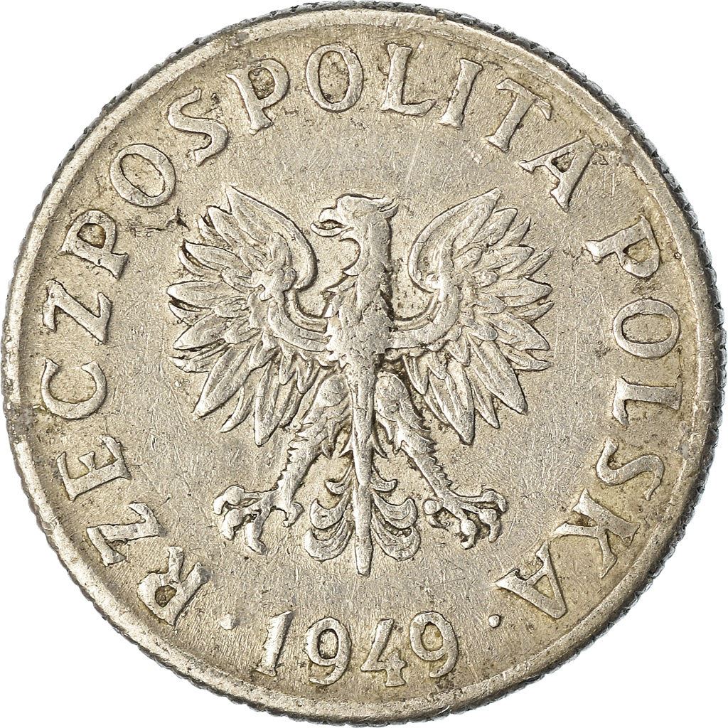 Polish 2 Grosze Coin | Eagle | Poland | 1949