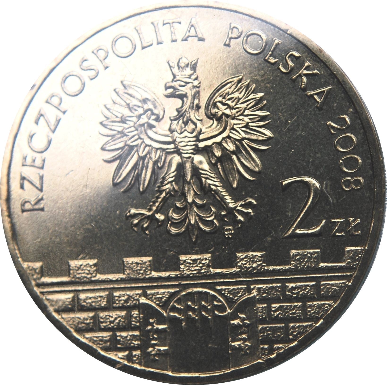 Polish 2 Zlote Coin | Bielsko Biala | Eagle | Poland | 2008