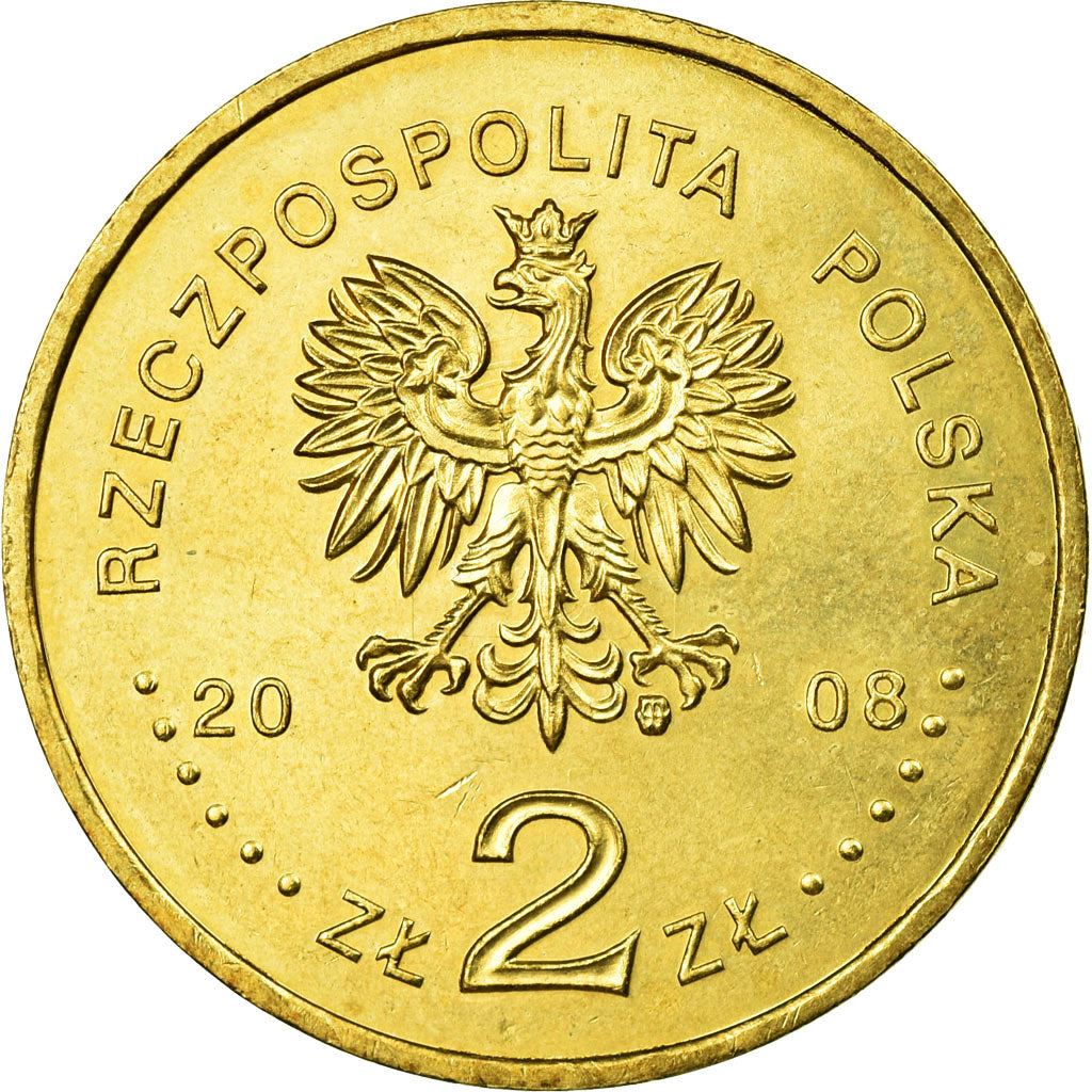 Polish 2 Zlote Coin | Polish Team Beijing | Rowing Boat | Eagle | Poland | 2008