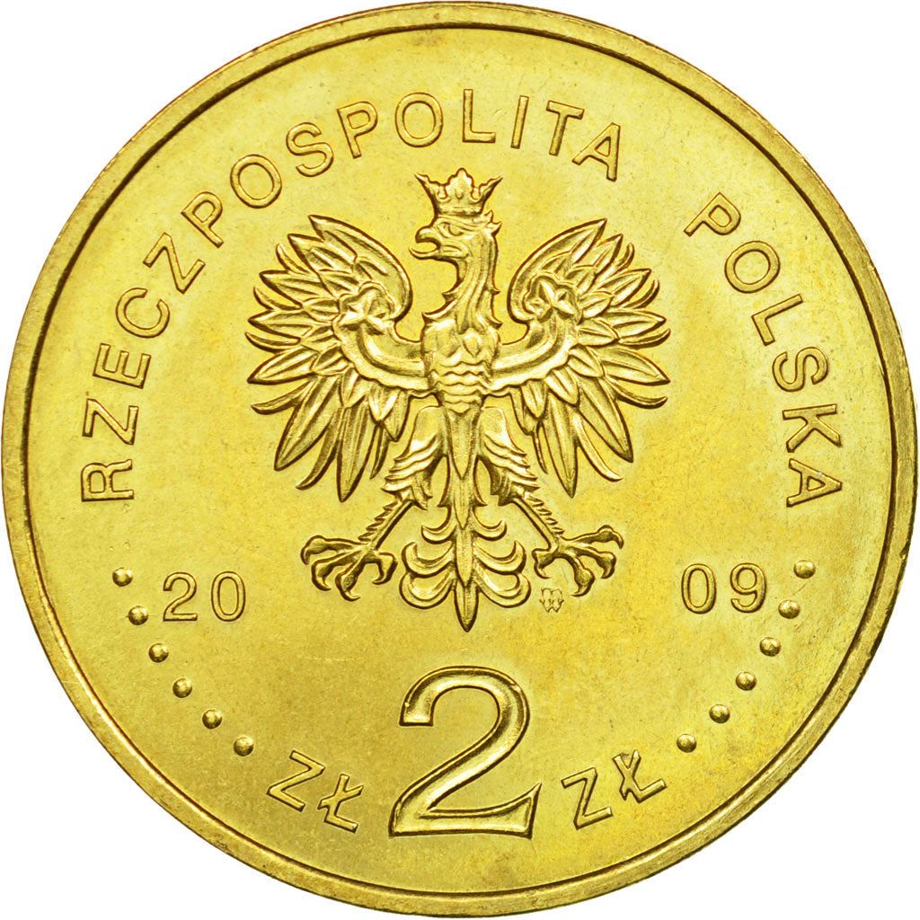 Polish 2 Zlote Coin | Westerplatte | Soldiers | Map | Eagle | Poland | 2009