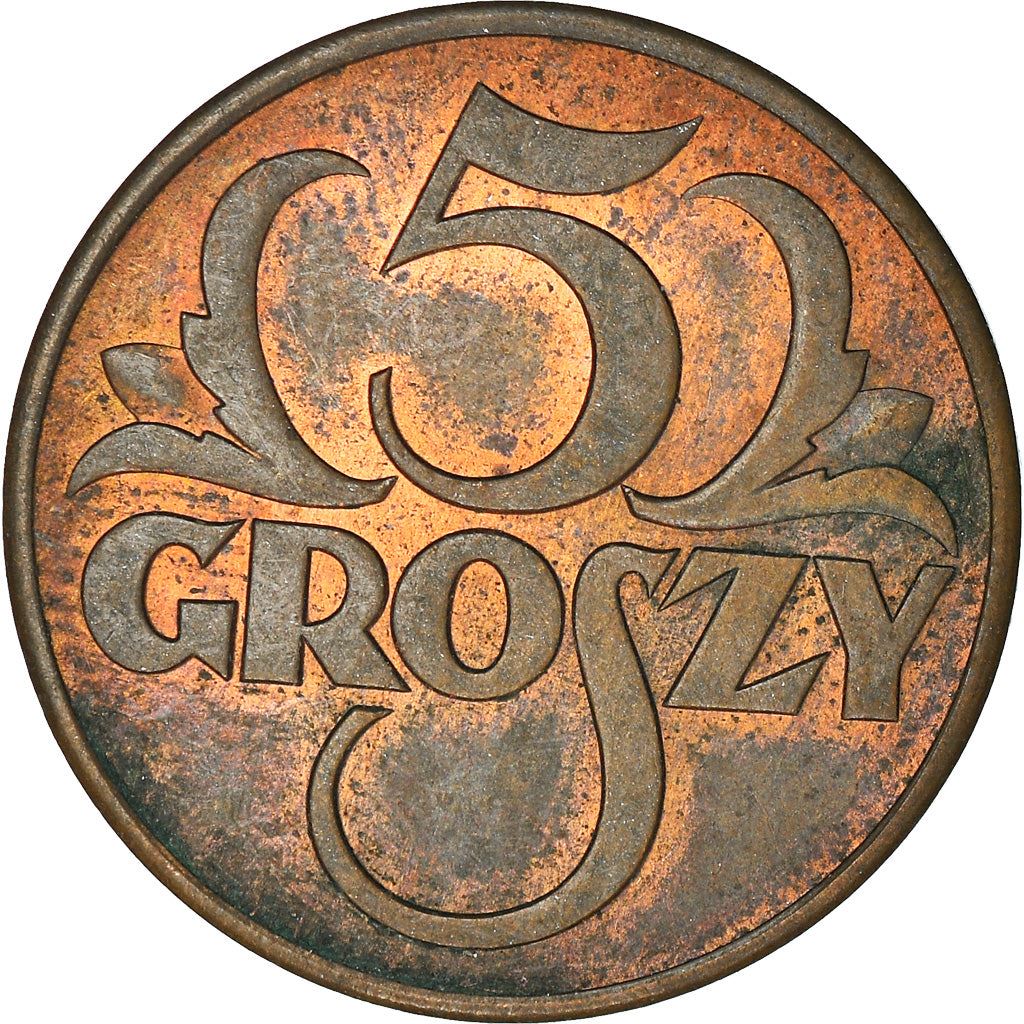 Polish 5 Groszy Coin Eagle | Poland | 1923 - 1939