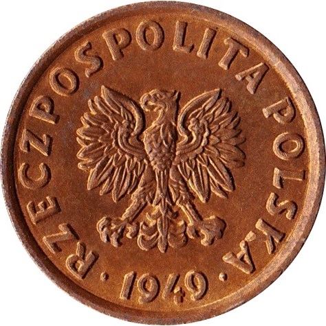 Polish 5 Groszy Coin | Eagle | Poland | 1949