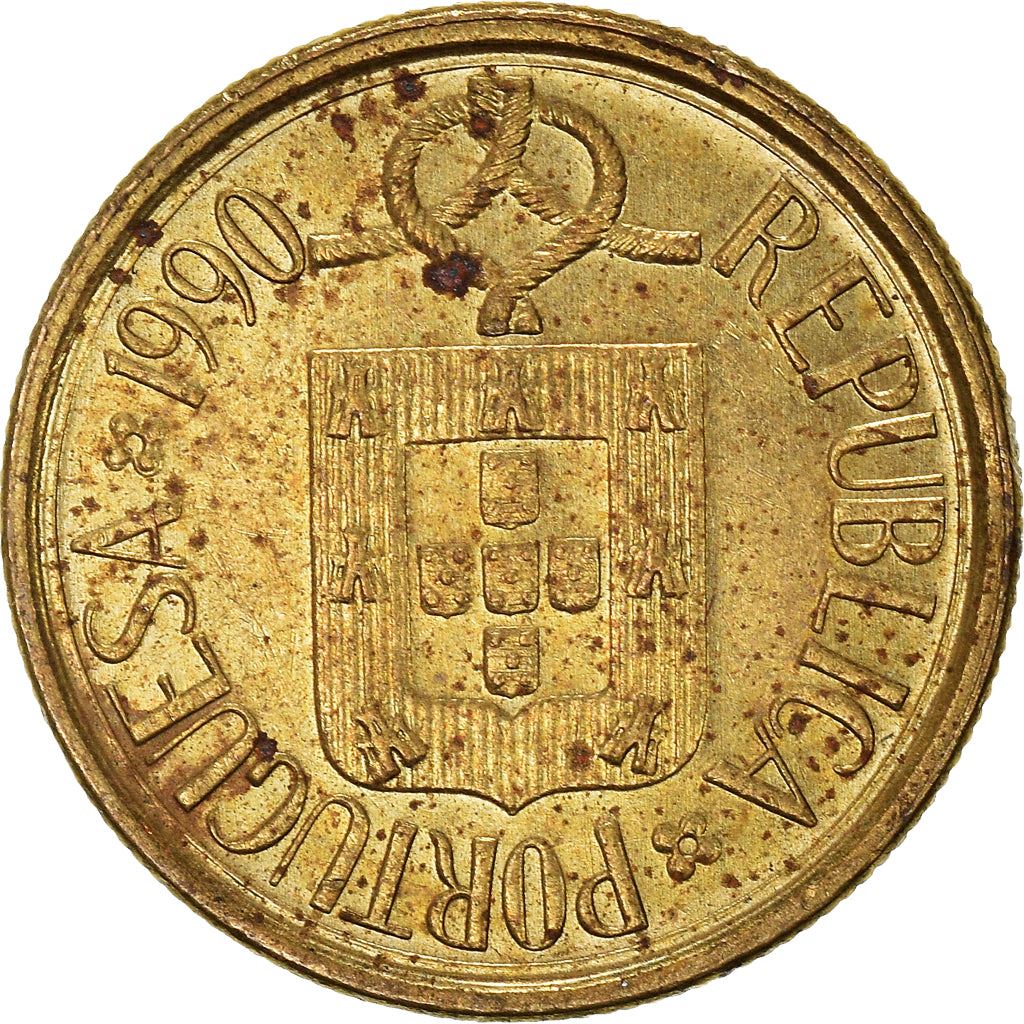 Portugal 1 Escudo Coin | Stained Glass Window | KM631 | 1986 - 2001