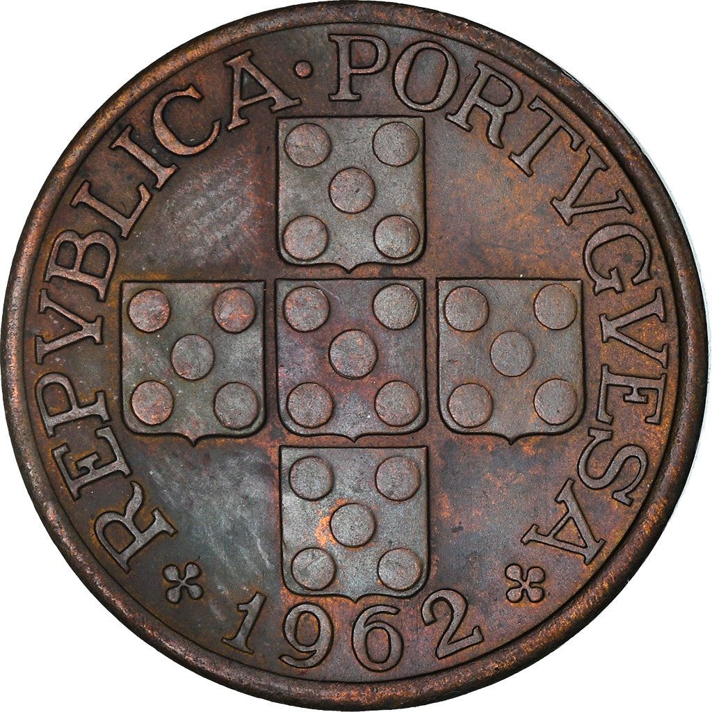 Portugal 20 Centavos Coin | Olive Branch | Cross | KM584 | 1942 - 1969