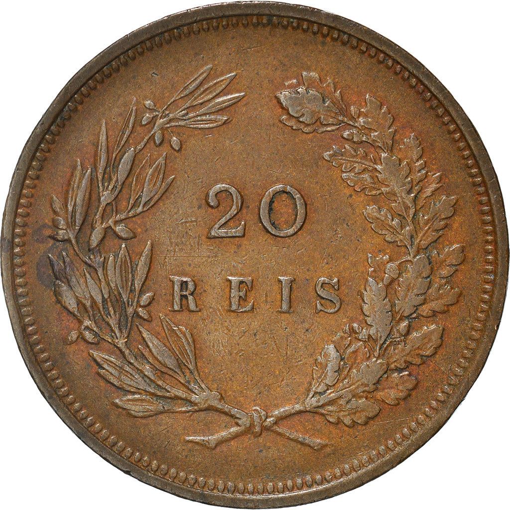 Portugal 20 Reis Coin | King Carlos I | KM533 | 1891 - 1892