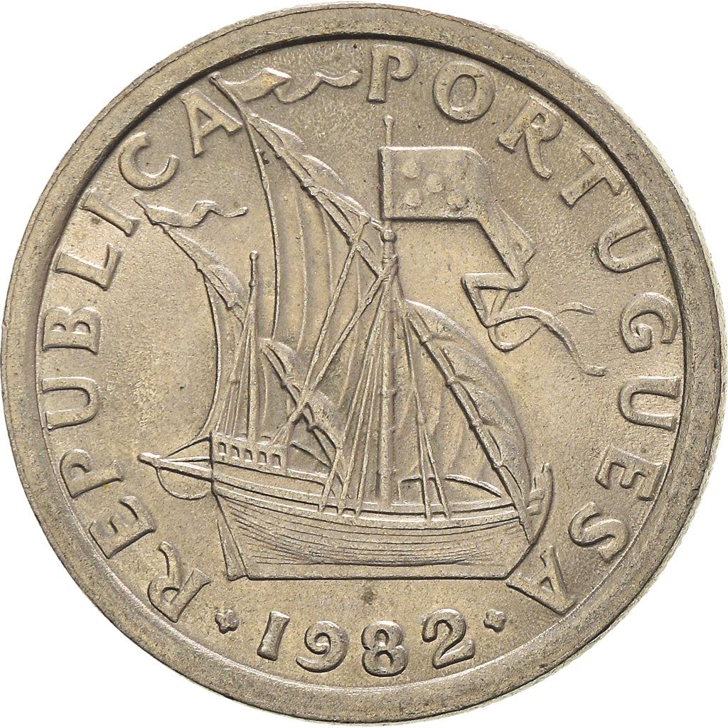 Portugal Coin Portuguese 2.50 Escudos | Sailing Ship | KM590 | 1963 - 1985