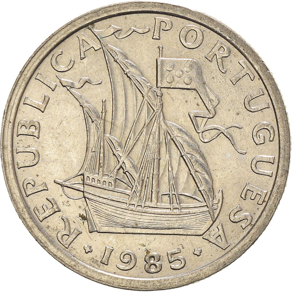 Portugal Coin Portuguese 2.50 Escudos | Sailing Ship | KM590 | 1963 - 1985