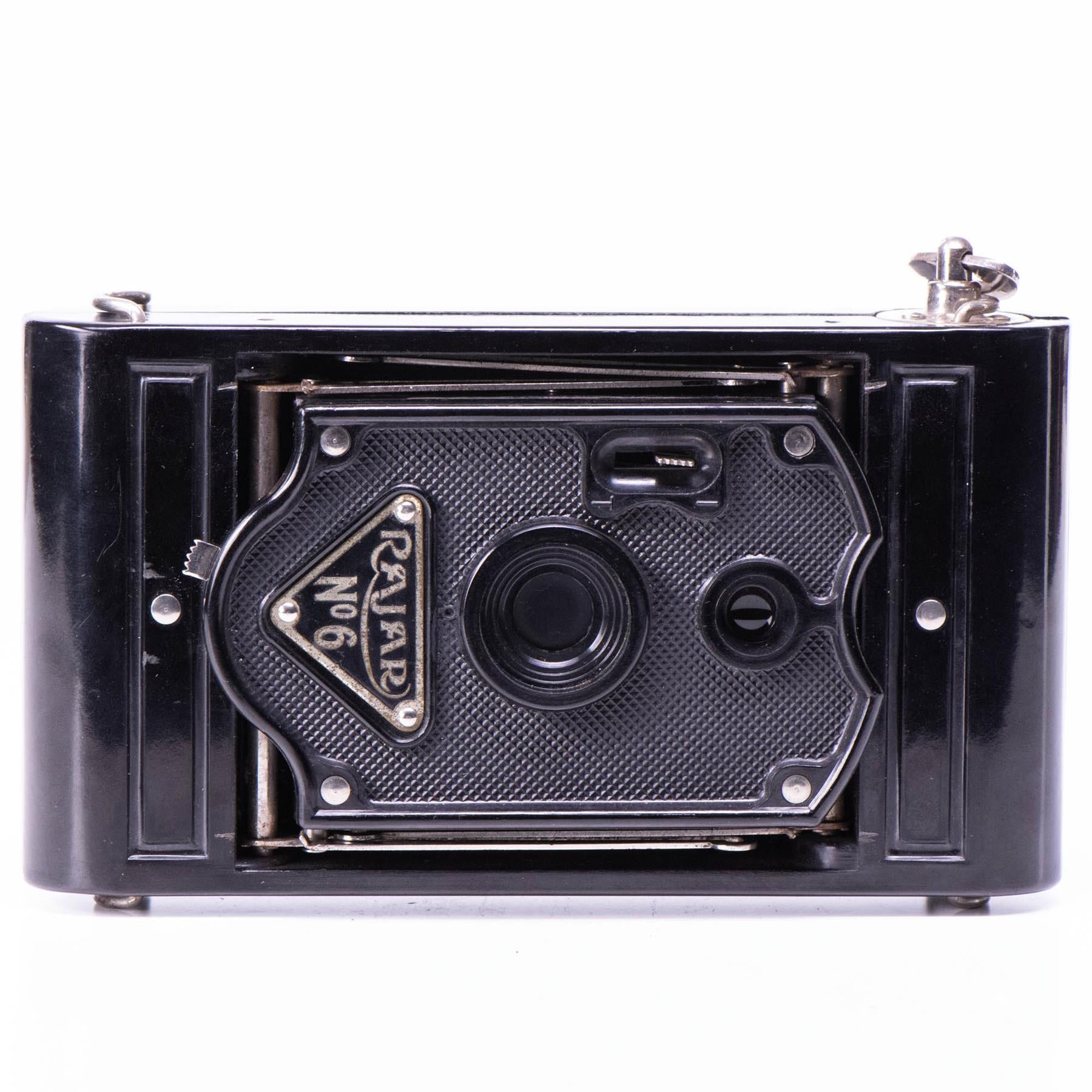 Rajar No.6 Camera | 85mm lens | Black Bakelite | Great Britain | 1929