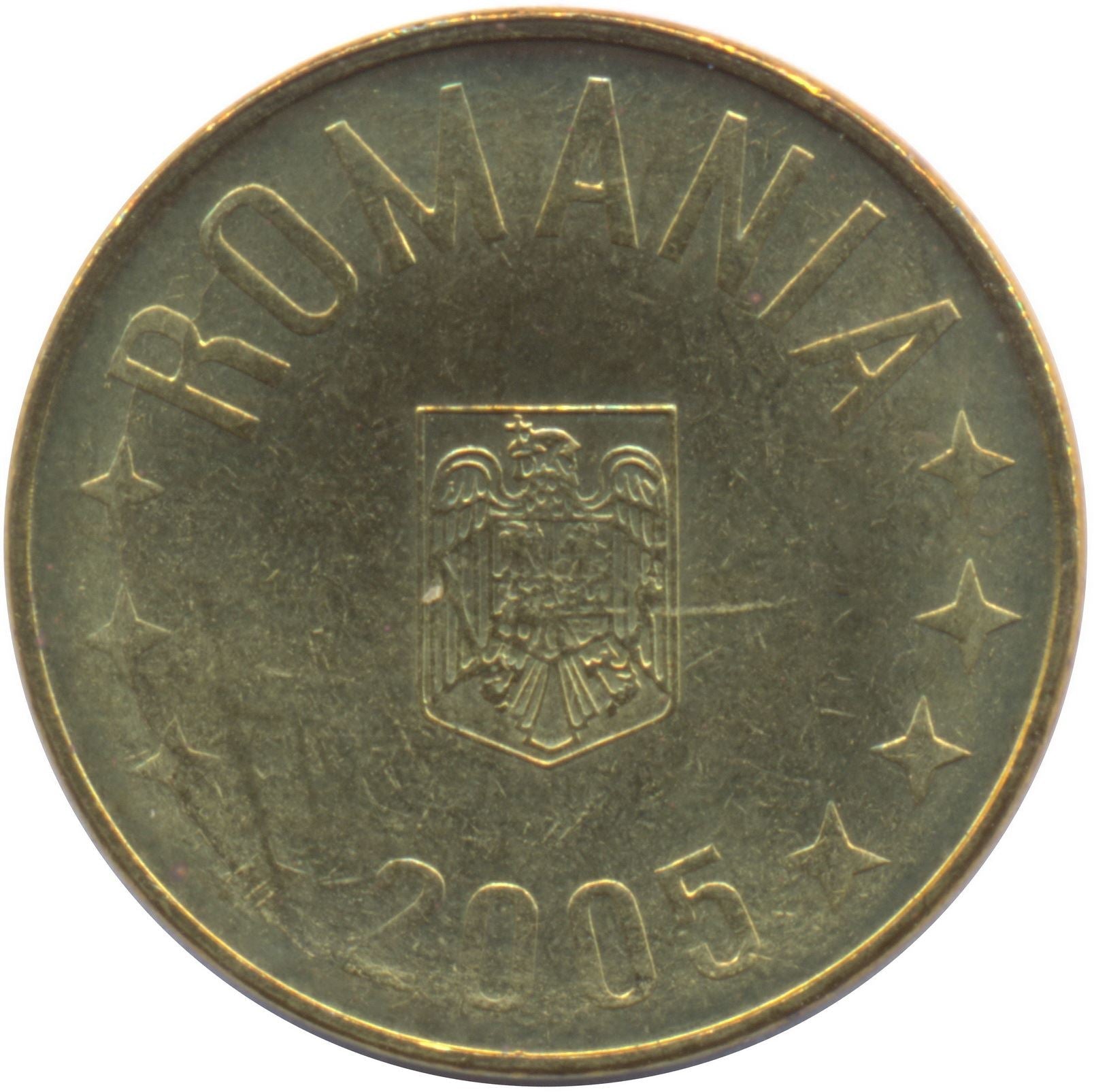 Romania Coin | 1 Ban | Eagle | KM189 | 2005 - 2017