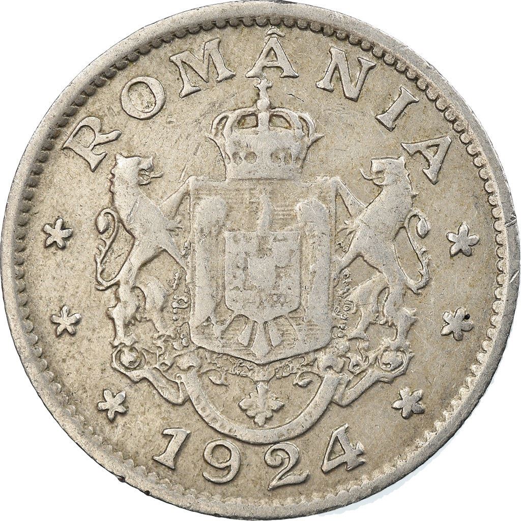 Romania Coin | 1 Leu | Ferdinand I | KM46 | 1924