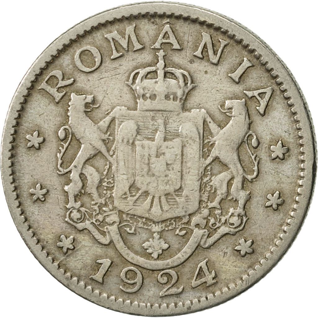 Romania Coin | 1 Leu | Ferdinand I | KM46 | 1924