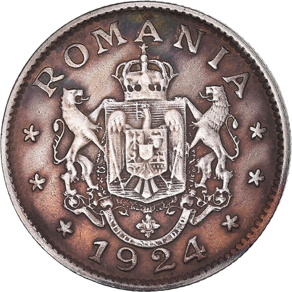 Romania Coin | 1 Leu | Ferdinand I | KM46 | 1924