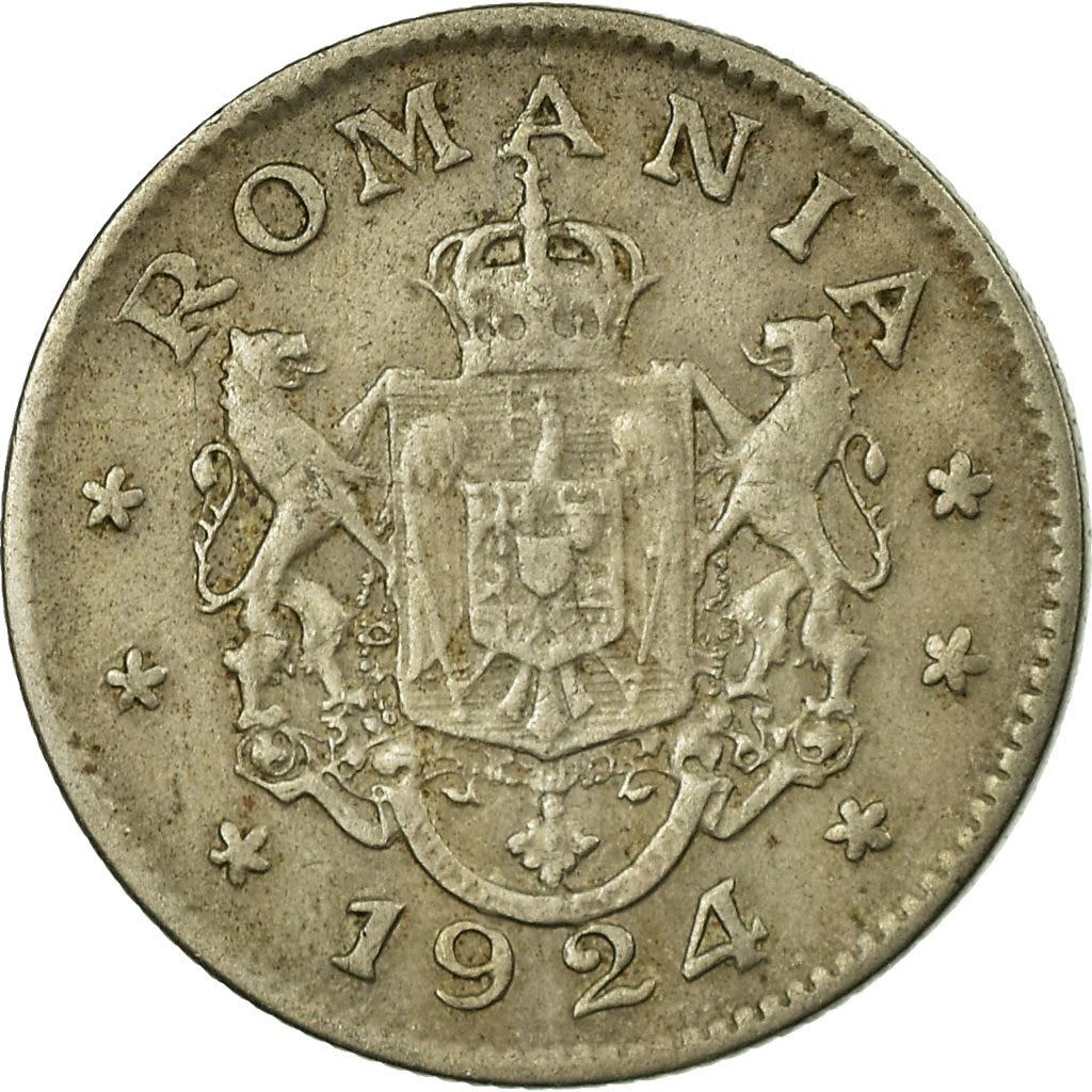 Romania Coin | 1 Leu | Ferdinand I | KM46 | 1924