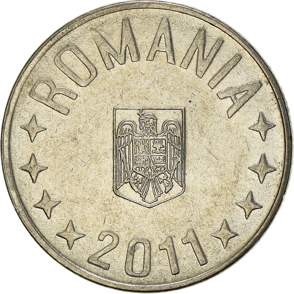 Romania Coin | 10 Bani | Eagle | Crown | KM191 | 2005 - 2017