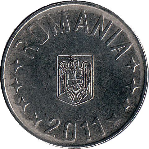 Romania Coin | 10 Bani | Eagle | Crown | KM191 | 2005 - 2017