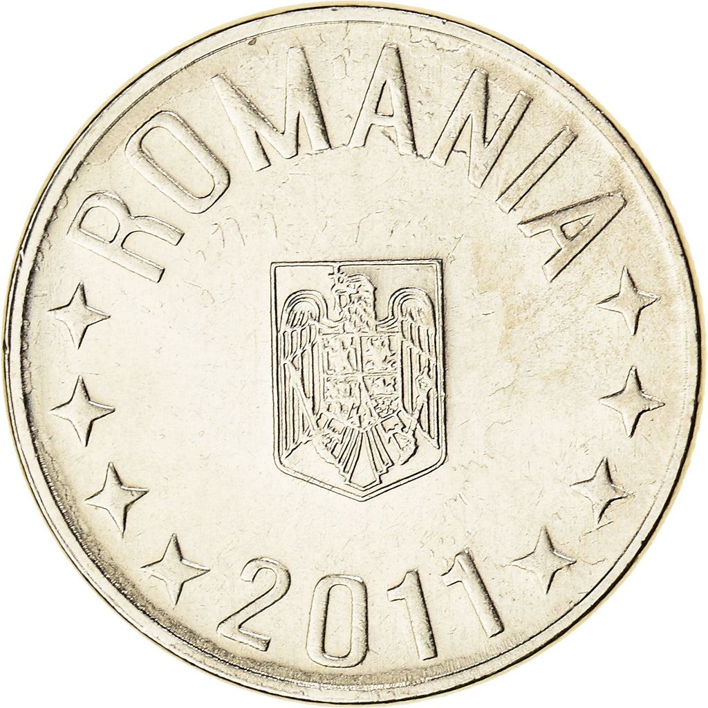 Romania Coin | 10 Bani | Eagle | Crown | KM191 | 2005 - 2017