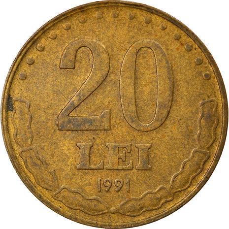 Romania Coin | 20 Lei | Stephen The Great | KM109 | 1991 - 2003