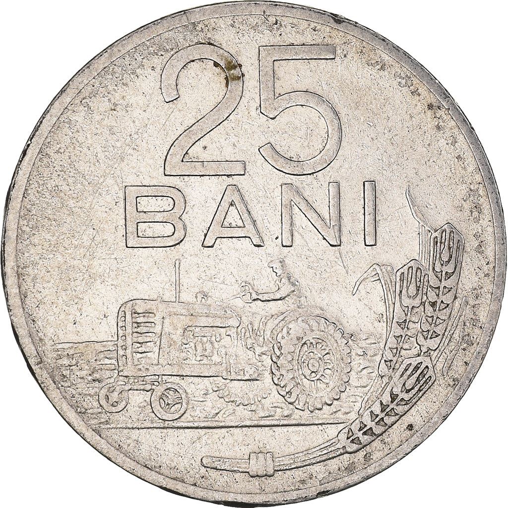 Romania Coin | 25 Bani | Tractor | KM88 | 1960